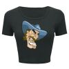 Ladies' Poly-Cotton Crop T-Shirt Thumbnail