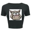 Ladies' Poly-Cotton Crop T-Shirt Thumbnail