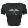 Ladies' Poly-Cotton Crop T-Shirt Thumbnail