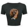 Ladies' Poly-Cotton Crop T-Shirt Thumbnail