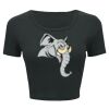 Ladies' Poly-Cotton Crop T-Shirt Thumbnail
