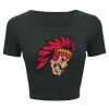 Ladies' Poly-Cotton Crop T-Shirt Thumbnail
