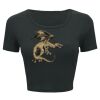 Ladies' Poly-Cotton Crop T-Shirt Thumbnail
