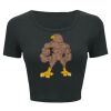 Ladies' Poly-Cotton Crop T-Shirt Thumbnail