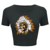 Ladies' Poly-Cotton Crop T-Shirt Thumbnail
