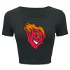 Ladies' Poly-Cotton Crop T-Shirt Thumbnail