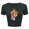 Ladies' Poly-Cotton Crop T-Shirt Thumbnail