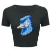 Ladies' Poly-Cotton Crop T-Shirt Thumbnail