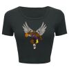 Ladies' Poly-Cotton Crop T-Shirt Thumbnail