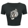 Ladies' Poly-Cotton Crop T-Shirt Thumbnail