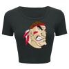 Ladies' Poly-Cotton Crop T-Shirt Thumbnail