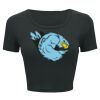 Ladies' Poly-Cotton Crop T-Shirt Thumbnail