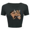 Ladies' Poly-Cotton Crop T-Shirt Thumbnail