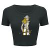 Ladies' Poly-Cotton Crop T-Shirt Thumbnail