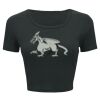 Ladies' Poly-Cotton Crop T-Shirt Thumbnail