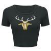 Ladies' Poly-Cotton Crop T-Shirt Thumbnail