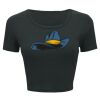 Ladies' Poly-Cotton Crop T-Shirt Thumbnail