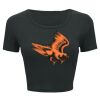 Ladies' Poly-Cotton Crop T-Shirt Thumbnail