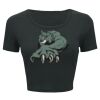 Ladies' Poly-Cotton Crop T-Shirt Thumbnail