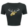 Ladies' Poly-Cotton Crop T-Shirt Thumbnail
