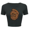 Ladies' Poly-Cotton Crop T-Shirt Thumbnail