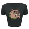 Ladies' Poly-Cotton Crop T-Shirt Thumbnail