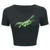 Ladies' Poly-Cotton Crop T-Shirt Thumbnail