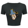 Ladies' Poly-Cotton Crop T-Shirt Thumbnail