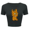 Ladies' Poly-Cotton Crop T-Shirt Thumbnail
