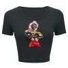 Ladies' Poly-Cotton Crop T-Shirt Thumbnail