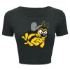 Ladies' Poly-Cotton Crop T-Shirt Thumbnail
