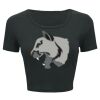 Ladies' Poly-Cotton Crop T-Shirt Thumbnail