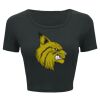 Ladies' Poly-Cotton Crop T-Shirt Thumbnail