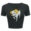 Ladies' Poly-Cotton Crop T-Shirt Thumbnail