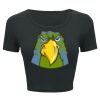 Ladies' Poly-Cotton Crop T-Shirt Thumbnail