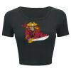 Ladies' Poly-Cotton Crop T-Shirt Thumbnail