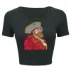 Ladies' Poly-Cotton Crop T-Shirt Thumbnail
