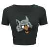 Ladies' Poly-Cotton Crop T-Shirt Thumbnail
