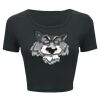 Ladies' Poly-Cotton Crop T-Shirt Thumbnail