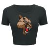Ladies' Poly-Cotton Crop T-Shirt Thumbnail