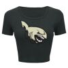 Ladies' Poly-Cotton Crop T-Shirt Thumbnail