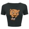 Ladies' Poly-Cotton Crop T-Shirt Thumbnail
