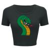 Ladies' Poly-Cotton Crop T-Shirt Thumbnail