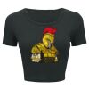 Ladies' Poly-Cotton Crop T-Shirt Thumbnail