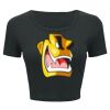 Ladies' Poly-Cotton Crop T-Shirt Thumbnail