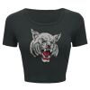 Ladies' Poly-Cotton Crop T-Shirt Thumbnail