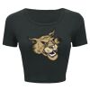 Ladies' Poly-Cotton Crop T-Shirt Thumbnail
