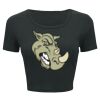 Ladies' Poly-Cotton Crop T-Shirt Thumbnail