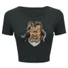 Ladies' Poly-Cotton Crop T-Shirt Thumbnail
