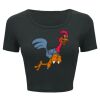 Ladies' Poly-Cotton Crop T-Shirt Thumbnail